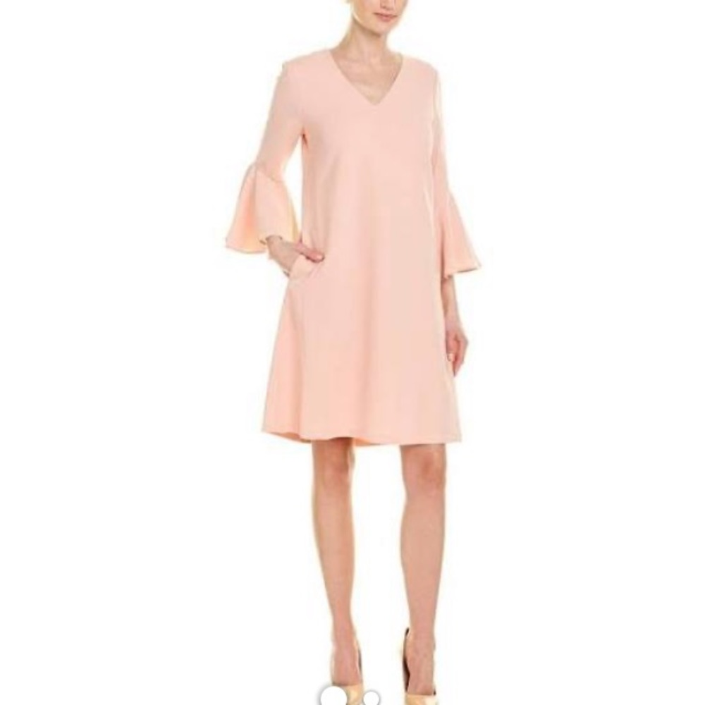Lafaetta 148 NY Holly Bell-sleeve dress.